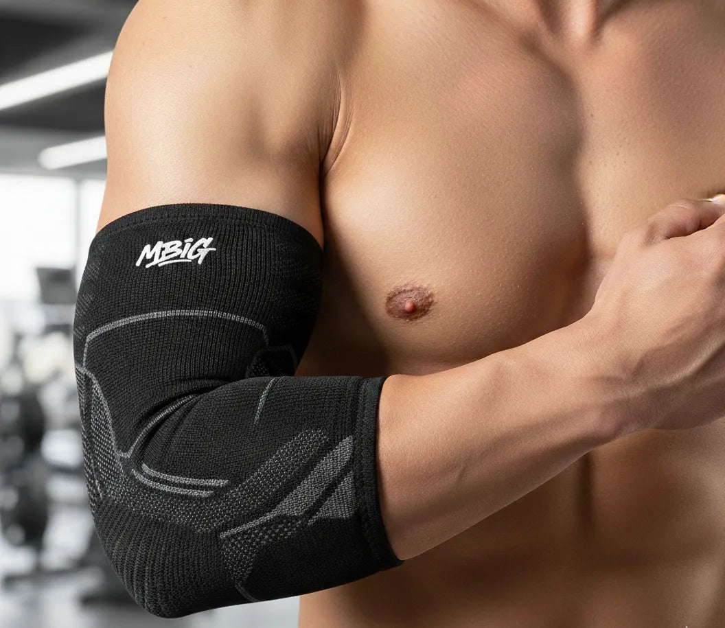 Coderas Deportivas de Compresión Elasticada Negro