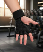 Guantes Muñequera Agarre Abierto